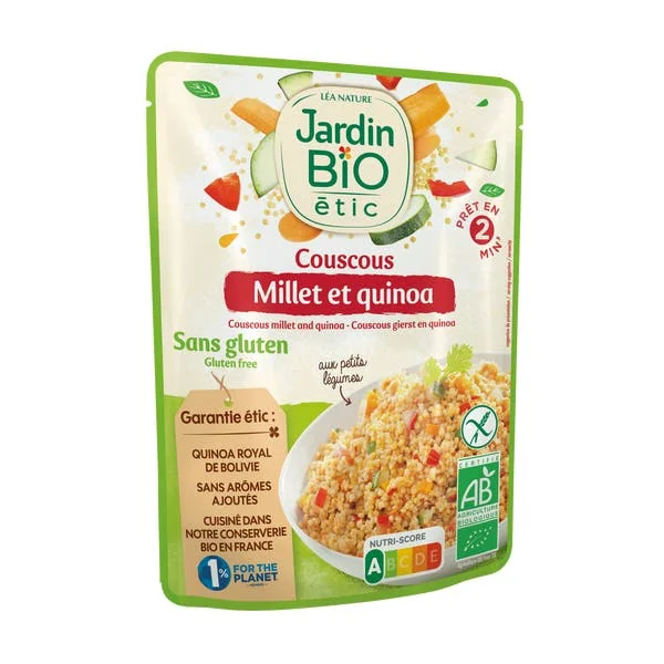 Couscous légumes millet et quinoa sans gluten - bio