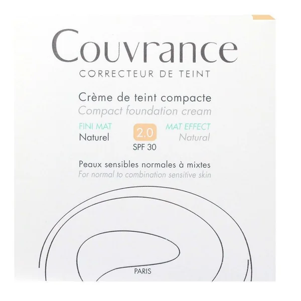 Couvrance Crème de Teint Compacte Fini Mat (Naturel 2) 10g