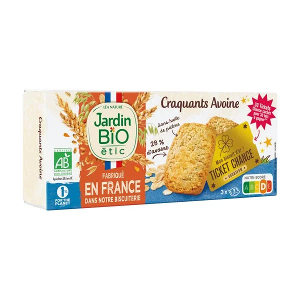 Craquants Avoine Sans huile de palme