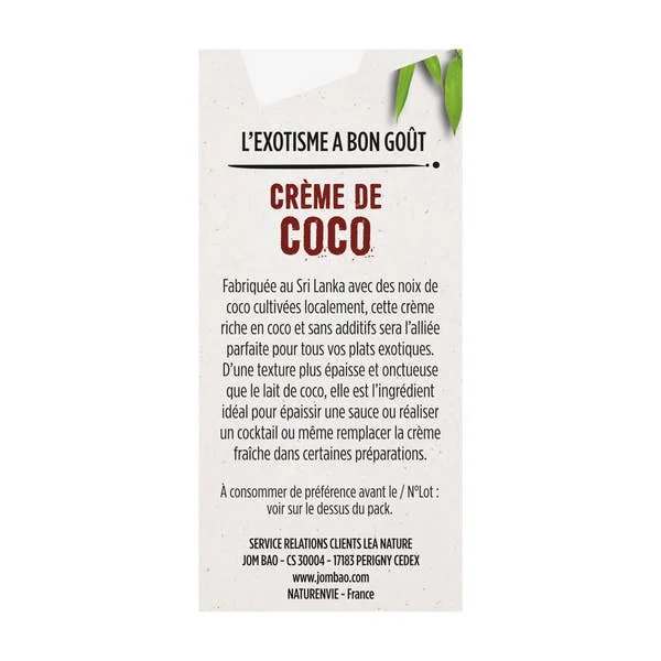 Crème coco tetra bio - 200ml