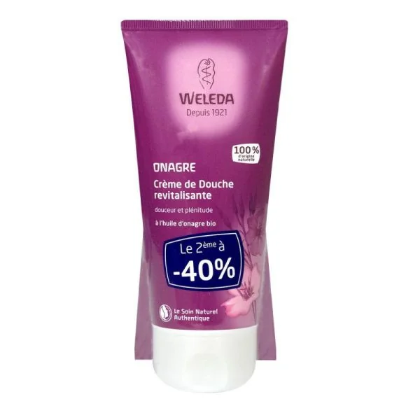 Crème de douche revitalisante à l'Onagre 2x200ml