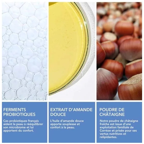 Crème Démaquillante Solide Bio - Visage - Peaux Normales à Sèches, 50g