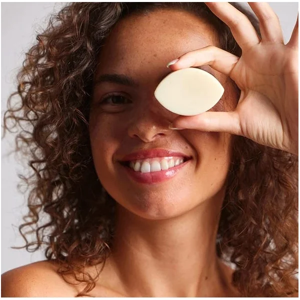 Crème Démaquillante Solide Bio - Visage - Peaux Normales à Sèches, 50g