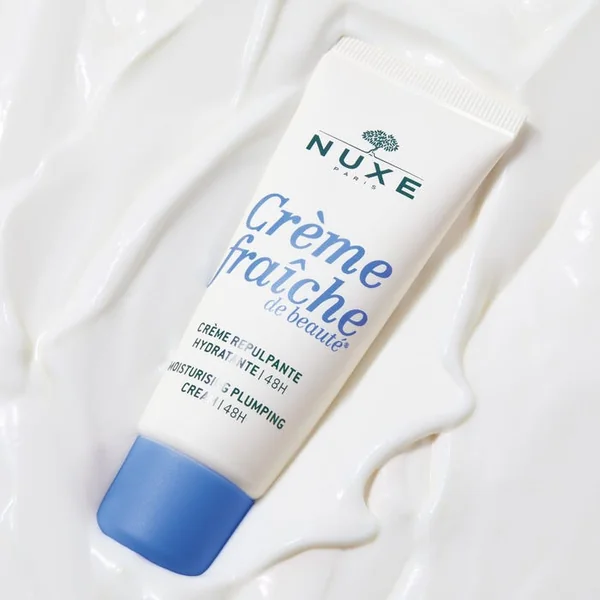 CRÈME FRAÎCHE DE BEAUTÉ - Crème Repulpante Hydratante 48h - Visage - Peaux Normales, 30ml