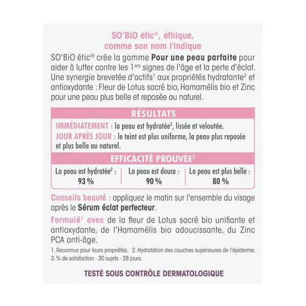 Crème hydratante perfectrice Jour