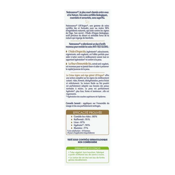 Crème légère anti-âge global