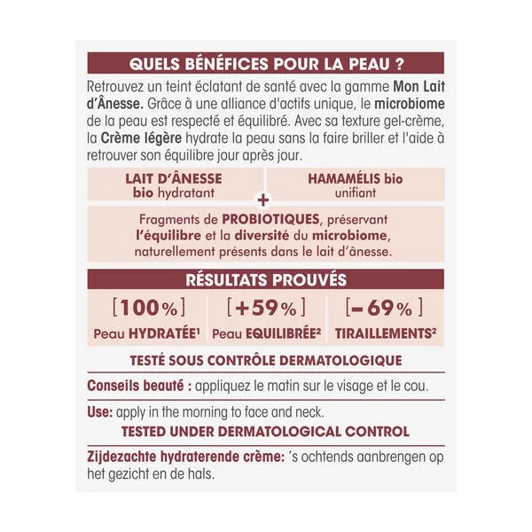 Crème légère hydratante équilibrante