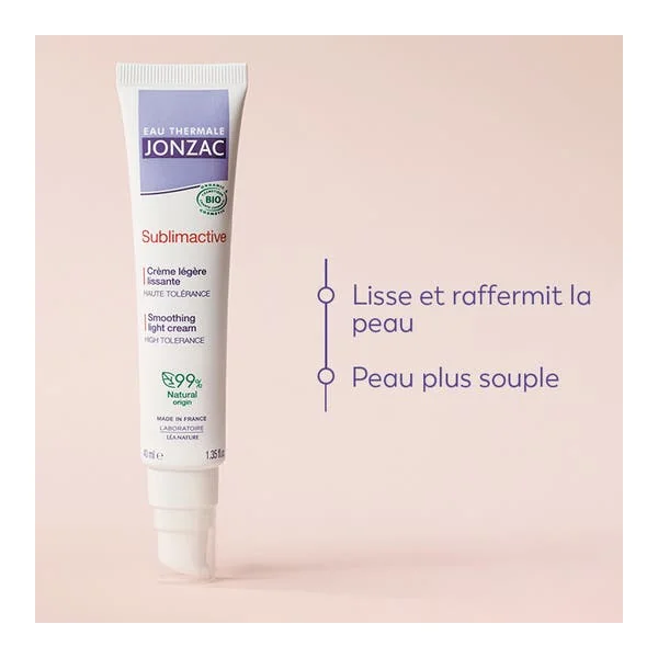 Crème légère lissante bio