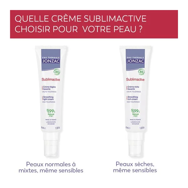 Crème légère lissante bio