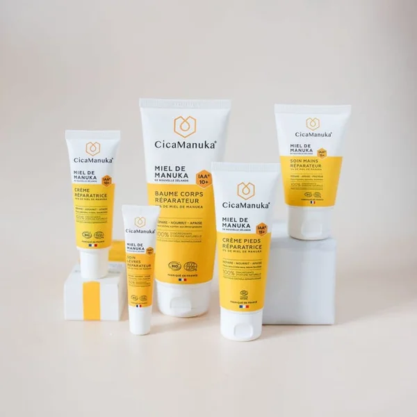 Crème Mains au Miel de Manuka Bio - Peaux Fragilisées, Agressées, Desséchées, 50ml