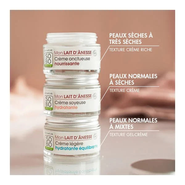 Crème onctueuse nourrissante - Mon lait d'ânesse