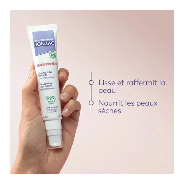 Crème riche lissante bio