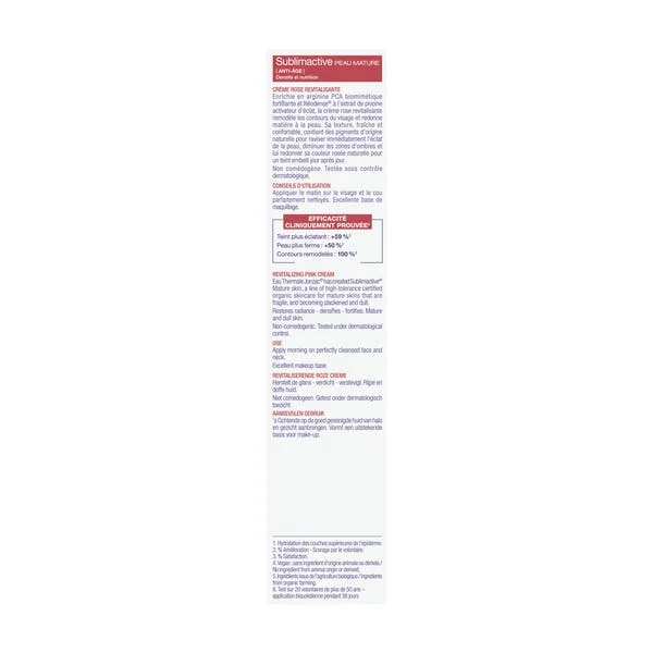 Crème rose revitalisante - 40ml