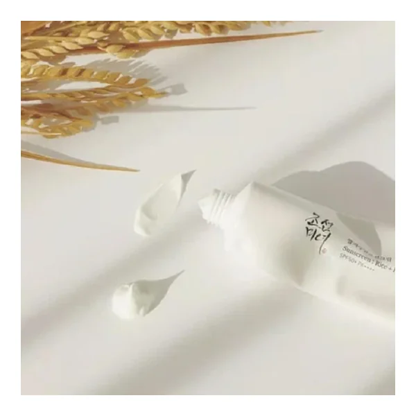 Crème Solaire Réparatrice Riz et Probiotiques SPF50+ - Visage et Corps - Tous Types de Peaux, 50ml