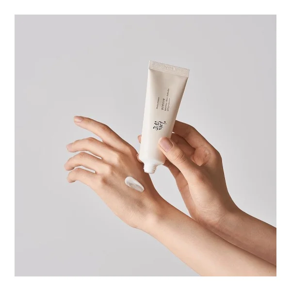 Crème Solaire Réparatrice Riz et Probiotiques SPF50+ - Visage et Corps - Tous Types de Peaux, 50ml