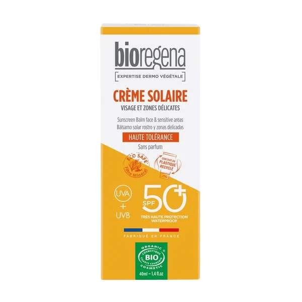 Crème Solaire Visage et Zones Délicates 40ml