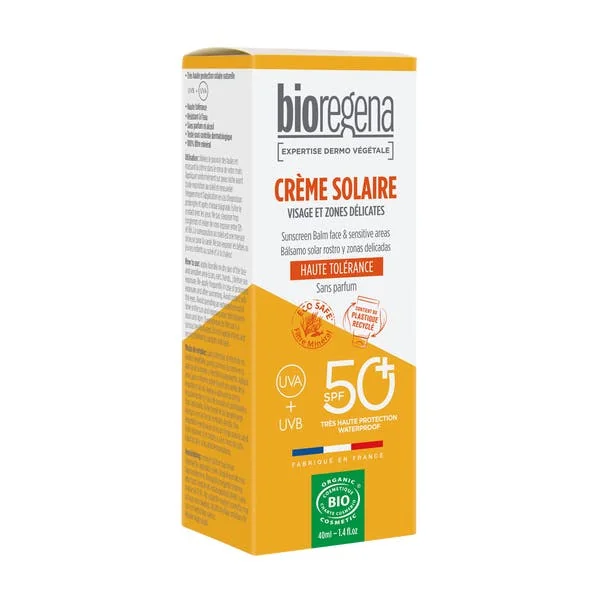 Crème Solaire Visage et Zones Délicates 40ml