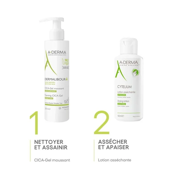 CYTELIUM - Lotion Asséchante Apaisante - Visage et Corps - Peaux Irritées, 100ml