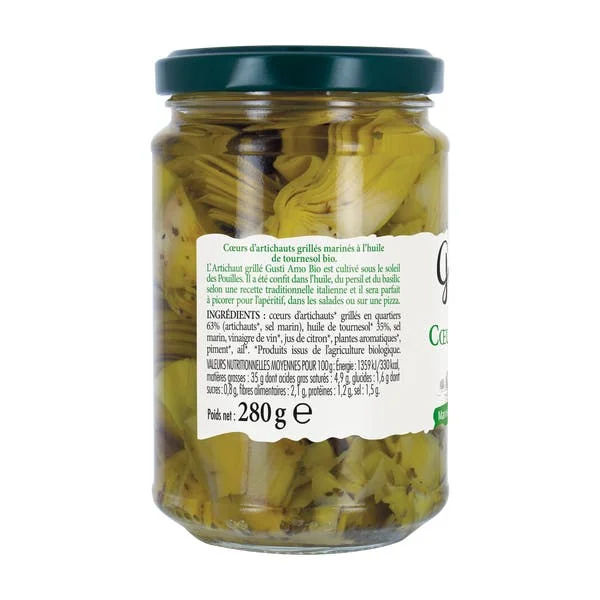 Cœur d'Artichaut grillé - bio