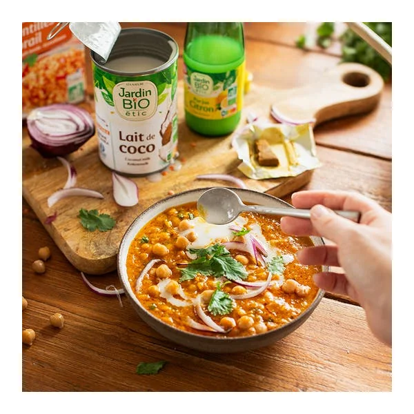 Dahl de lentilles corail et pois chiches – Recette « Réconfort »