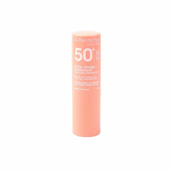 DAILY SUN - Stick Lèvres Hydratant SPF50+ - Tous Types de Peaux, 4g