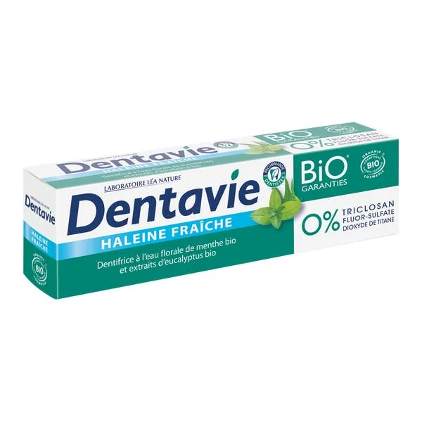 Dentifrice blancheur et haleine fraîche