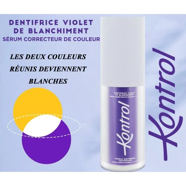 DENTIFRICE VIOLET DE BLANCHIMENT - Sérum Correcteur de Couleur, 30ml