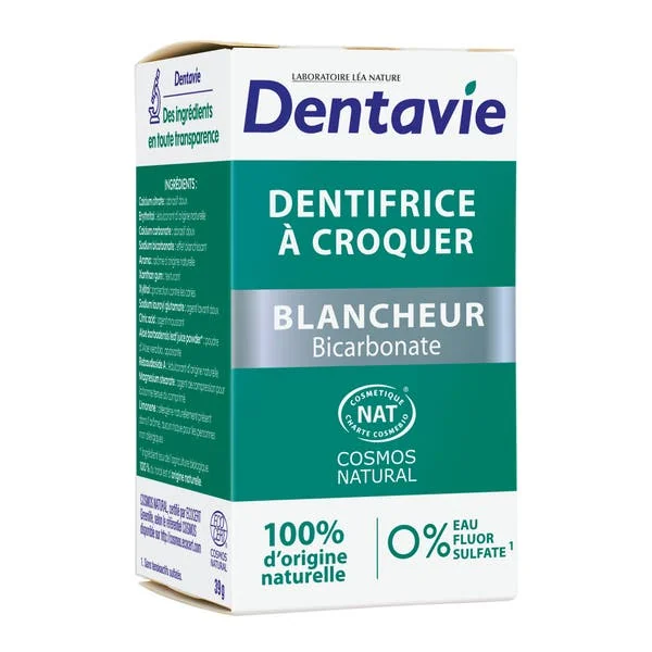 Dentifrice à croquer blancheur