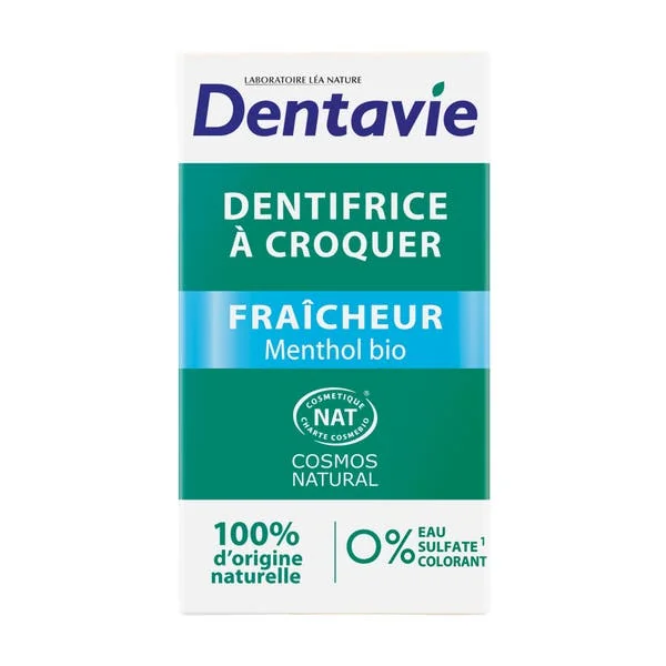 Dentifrice à croquer fraîcheur Dentavie