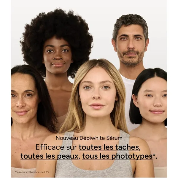 DEPIWHITE - Sérum Concentré Intensif Anti-Taches - Visage - Tous Types de Peaux, 30ml