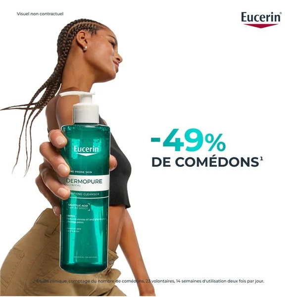 DERMOPURE CLINICAL - Nettoyant Purifiant - Visage et Corps - Peaux à Tendance Acnéique, 400ml