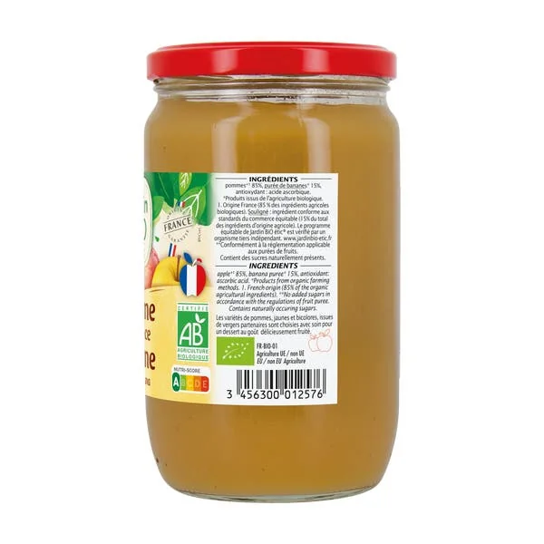 Dessert Pomme Banane - bio