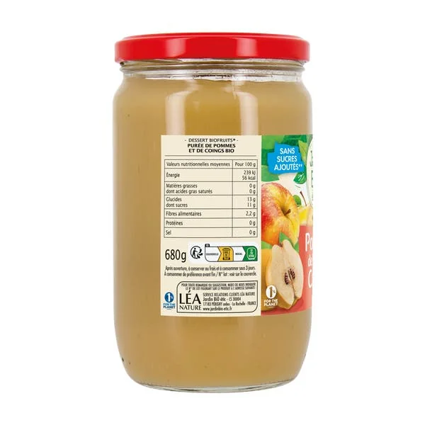 Dessert Pomme Coing - bio