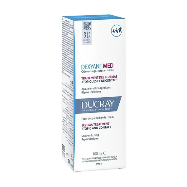DEXYANE MED - Crème Réparatrice Apaisante - Visage et Corps - Traitement des Eczémas, 30ml