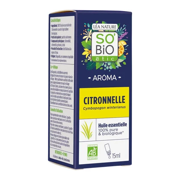 Direct Usine - Huile essentielle Citronnelle Bio