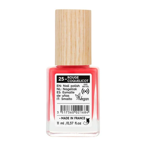 Direct Usine - Vernis à ongles, Natural Color - 25 Rouge coquelicot