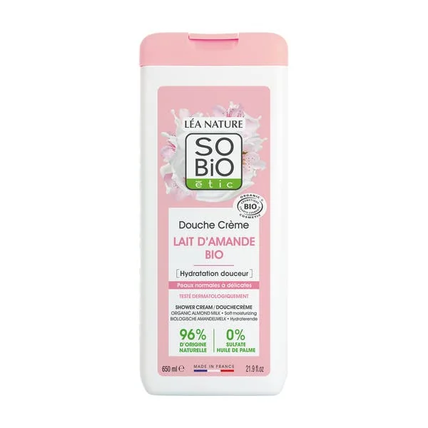 Douche Crème Hydratation au lait d'Amande Bio
