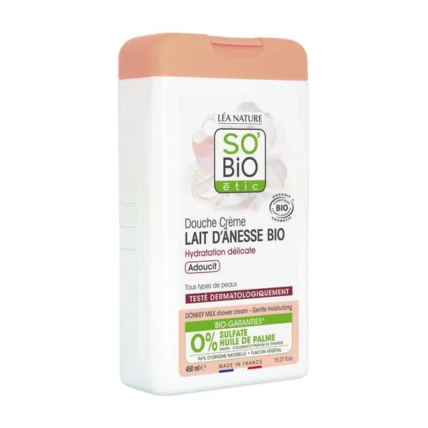 Douche crème Lait d'ânesse bio - 450 ml