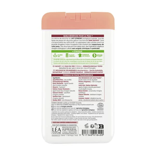 Douche crème Lait d'ânesse bio - 450 ml