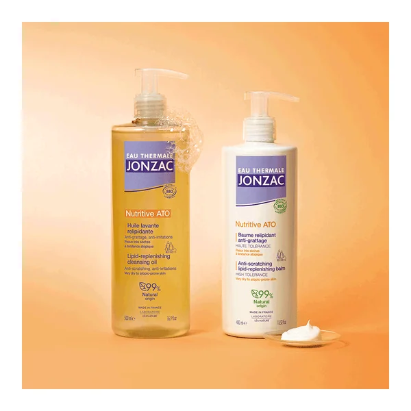 Duo Huile de douche et Baume relipidant Nutritive ATO