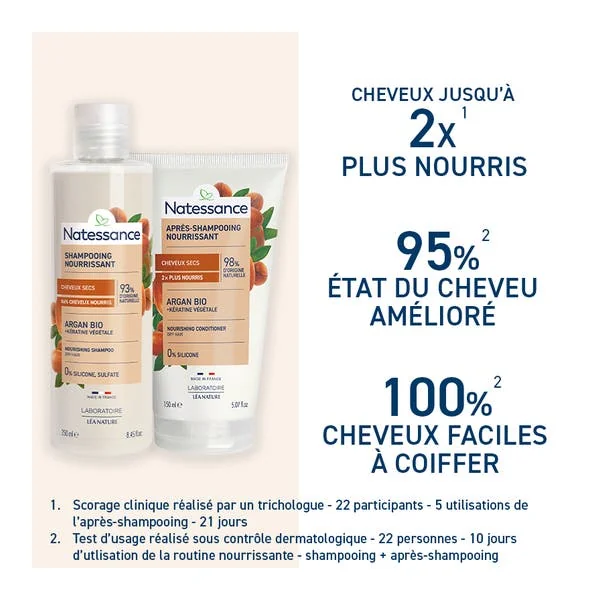 Duo routine cheveux secs