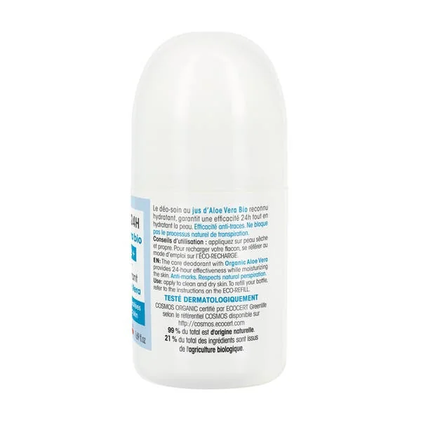 Déo-soin rechargeable Tolérance + Aloe Vera bio