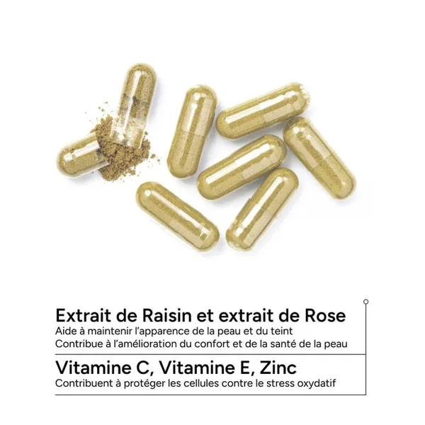 DÉPIWHITE - Complément Alimentaire - Peau et Teint, 60 Gélules