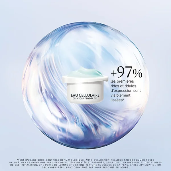 EAU CELLULAIRE - Gel Hydratant Recharge - Visage - Tous Types de Peaux, 50ml