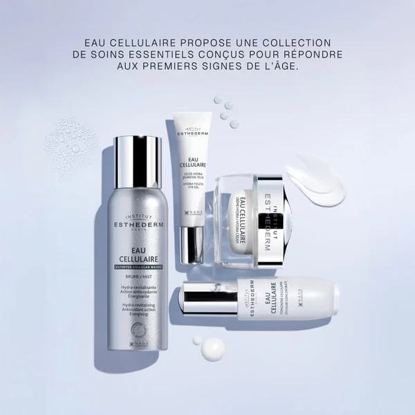 EAU CELLULAIRE - Gel Hydratant Recharge - Visage - Tous Types de Peaux, 50ml