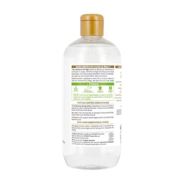 Eau micellaire anti-âge