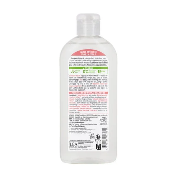 Eau micellaire peaux sensibles, Camomille bio