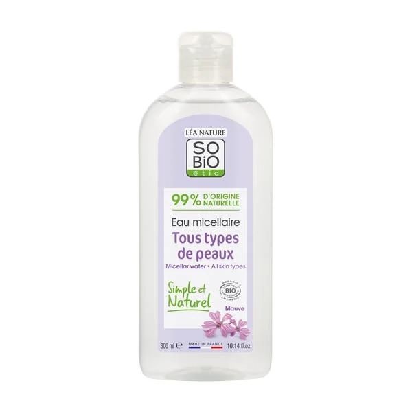 Eau micellaire tous types de peaux, Mauve bio