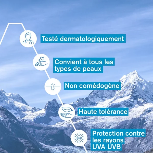 EAU THERMALE - Crème d'Eau Hydratante SPF20 - Visage - Tous Types de Peaux, 40ml