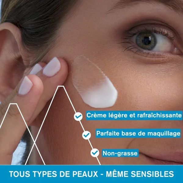 EAU THERMALE - Crème d'Eau Hydratante - Visage - Tous Types de Peaux, 40ml